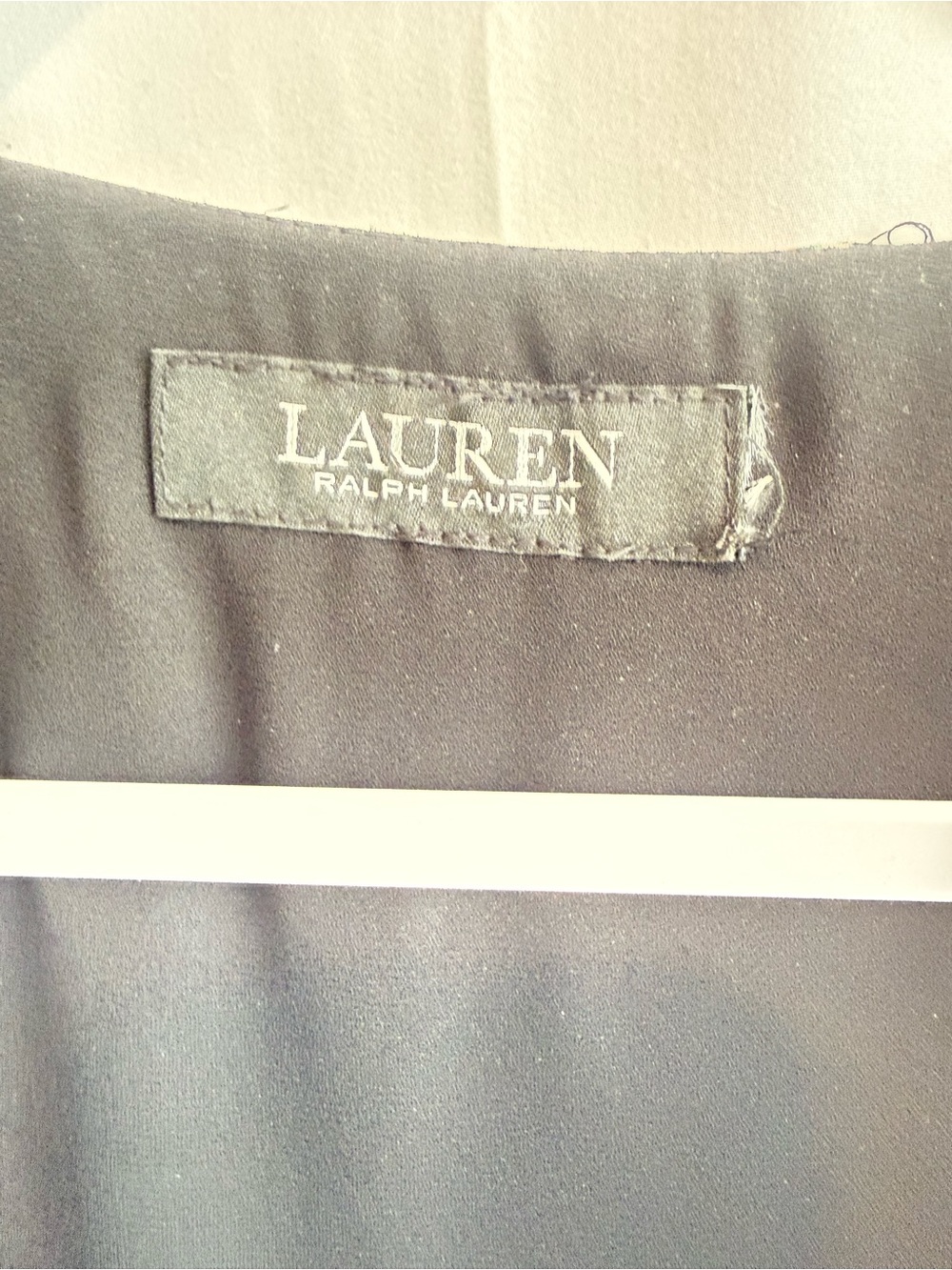Lauren Ralph Lauren Black Floral Ruffle-Trim Georgette Gown Size 6 - Picture 5 of 14
